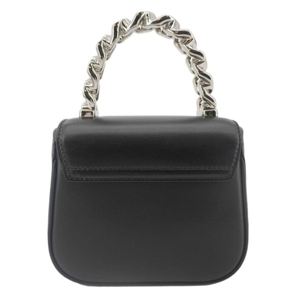 Versace La Medusa Mini Embellished Leather Top Handle Shoulder Bag Black - Picture 5 of 15